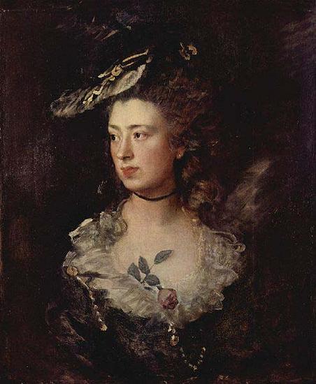 Thomas Gainsborough Gainsborough Daughter Mary France oil painting art